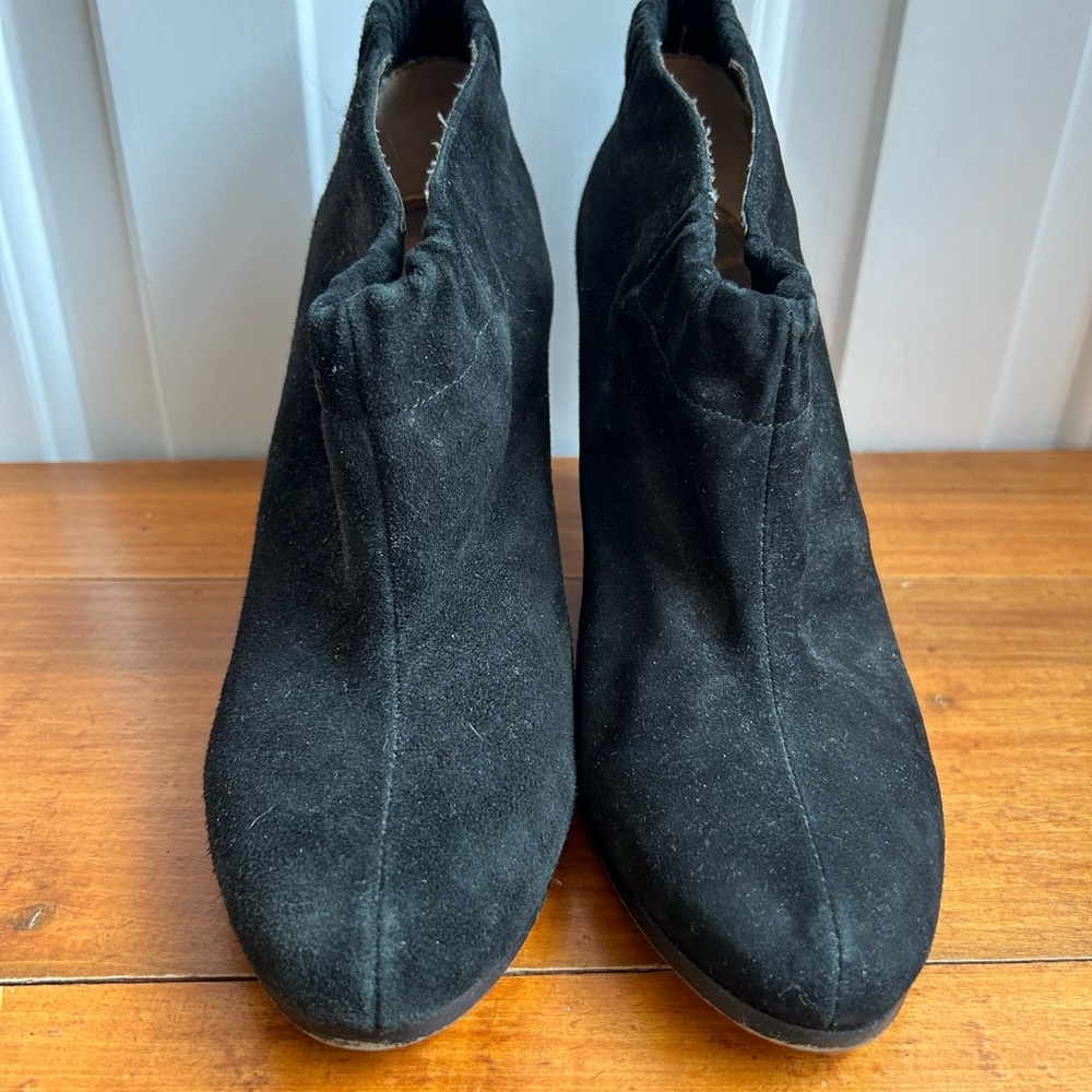 Sam Edelman Black Suede Ankle Booties